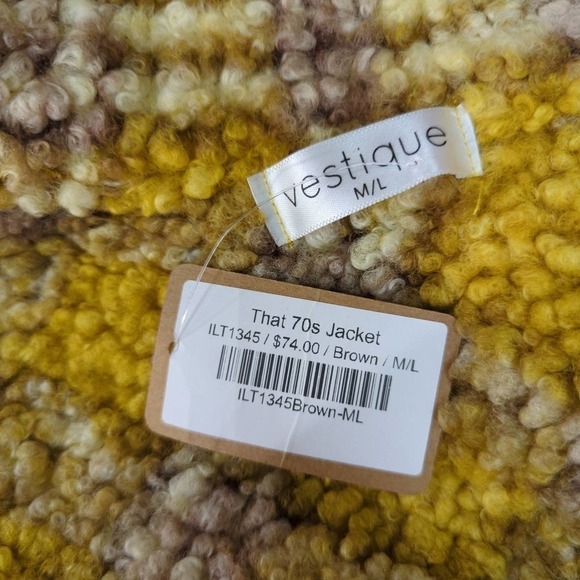 Vestique That 70s Jacket  | Size M/L‎ | NWT - Picture 7 of 9